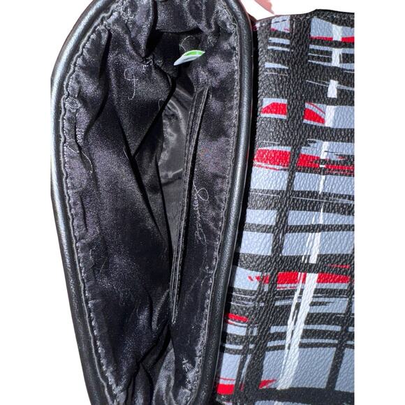 Vera Bradley Black Multicolor Plaid Design Small Adjustable Strap Crossbody Bag - Picture 5 of 10